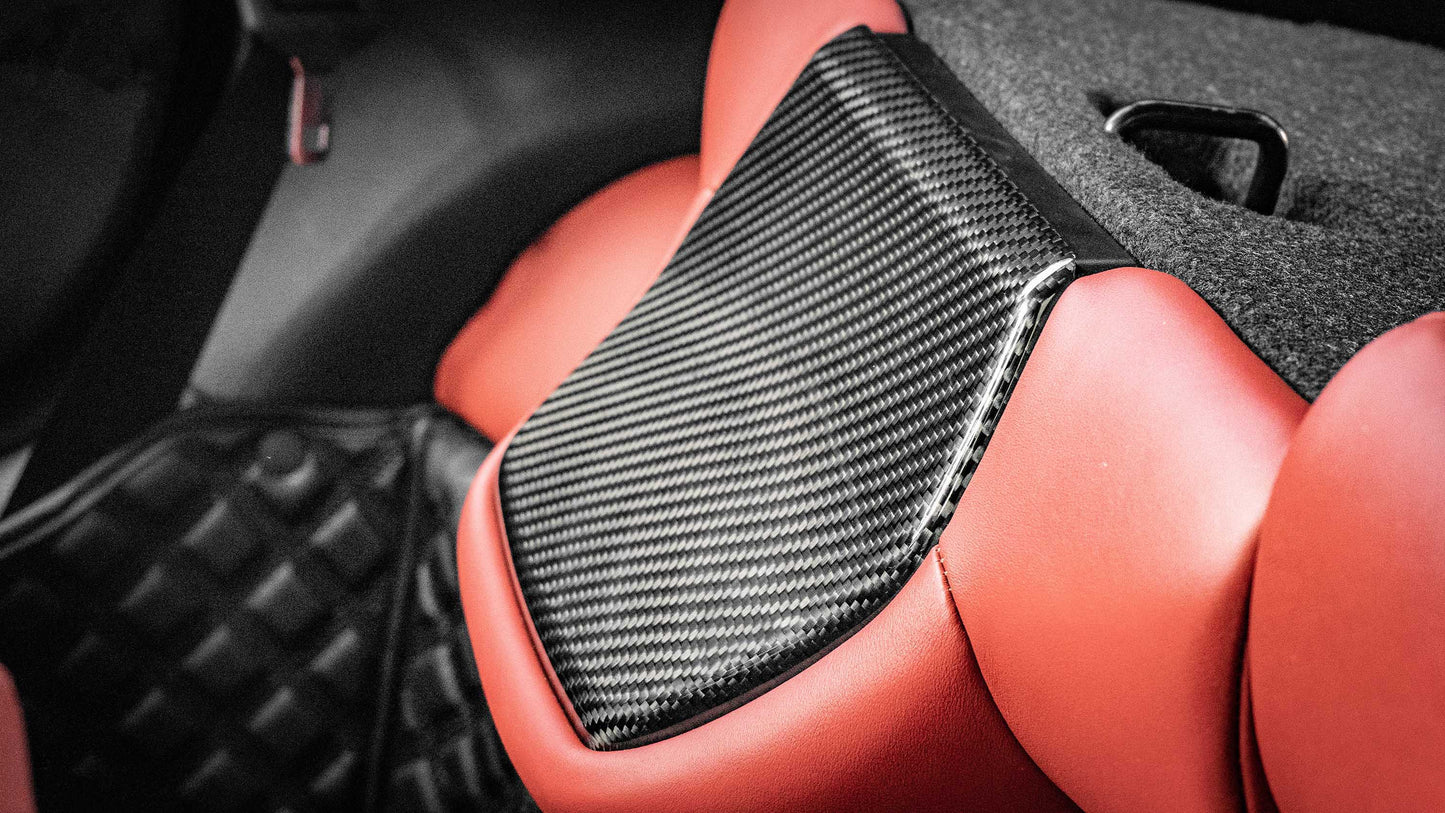 BMW F80/F82/F83 Performance Style Dry Carbon Fiber Seat Backrest Covers 4 PCS