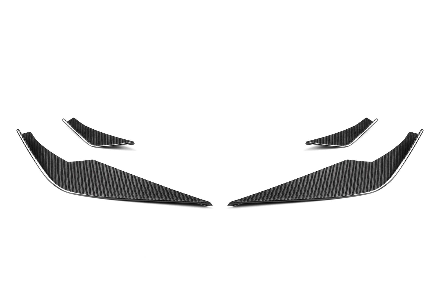 BMW G80/G82/G83 M3/M4 VS Aggressive Style Dry Carbon Fiber Front Bumper Canards