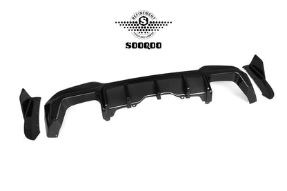 SOOQOO BMW X3M F97 Carbon Fiber Rear Diffuser