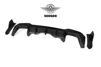 SOOQOO BMW X3M F97 Carbon Fiber Rear Diffuser