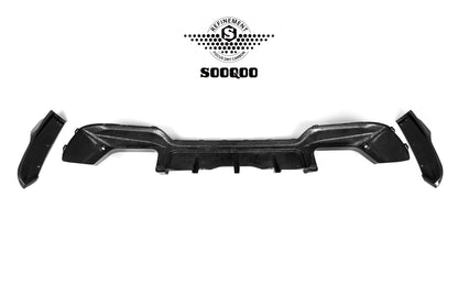 SOOQOO BMW X3M F97 Carbon Fiber Rear Diffuser