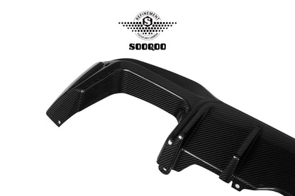 SOOQOO BMW X3M F97 Carbon Fiber Rear Diffuser