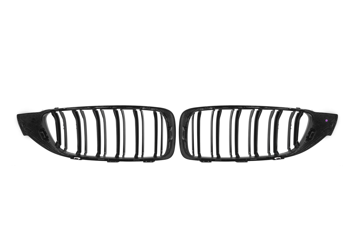 BMW F80/F82 Double Slat Dry Carbon Fiber Front Kidney Grille Replacement