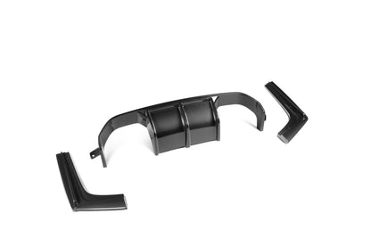 BMW F80/F82/F83 Dry Carbon Fiber 3-Piece V-Style Rear Diffuser Set