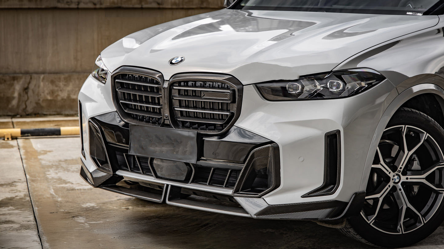 BMW G05 X5 LCI M-Performance Style Dry Carbon Fiber Front Lip