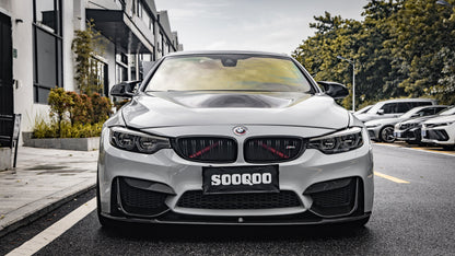 BMW F80/F82 M3/M4 Performance Inspired Dry Carbon Fiber Front Lip Splitter