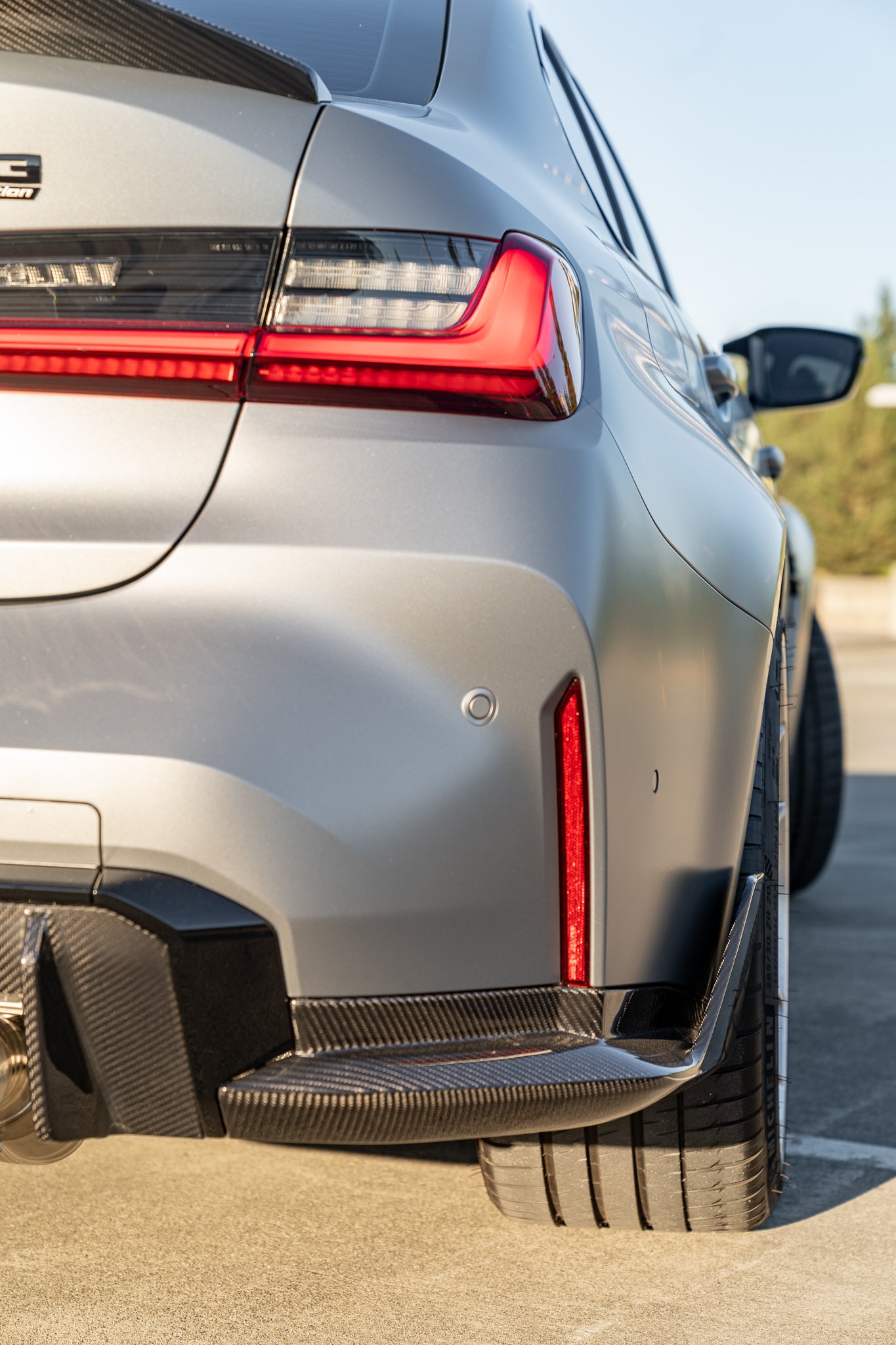 BMW G80/G82/G83 M3/M4 Performance Inspired Dry Carbon Fiber Rear Side Diffuser Winglet