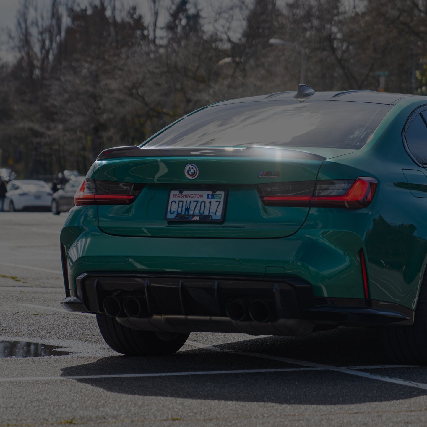 BMW G80 M3 CS Style Dry Carbon Fiber Rear Trunk Spoiler