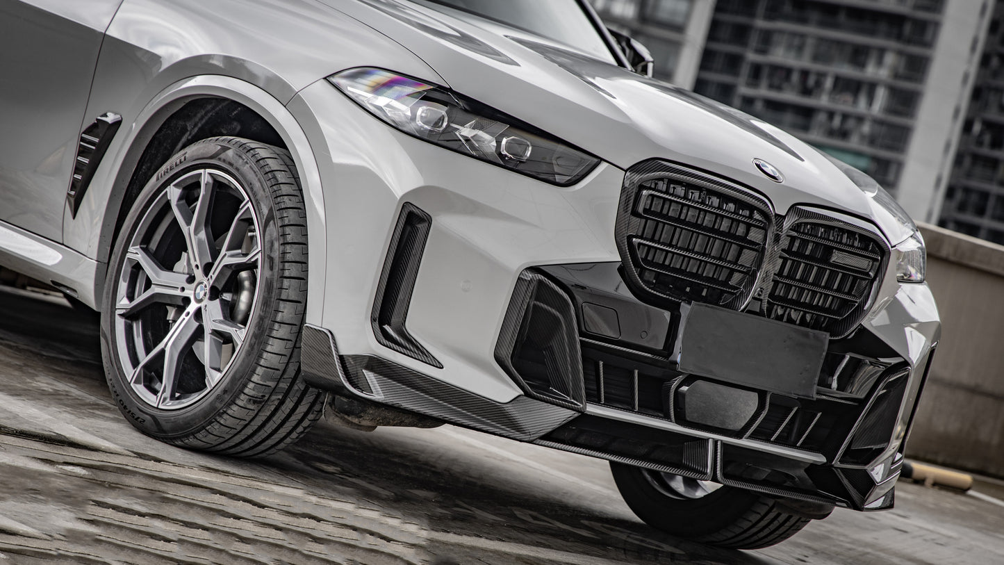 BMW G05 X5 LCI M-Performance Style Dry Carbon Fiber Front Lip