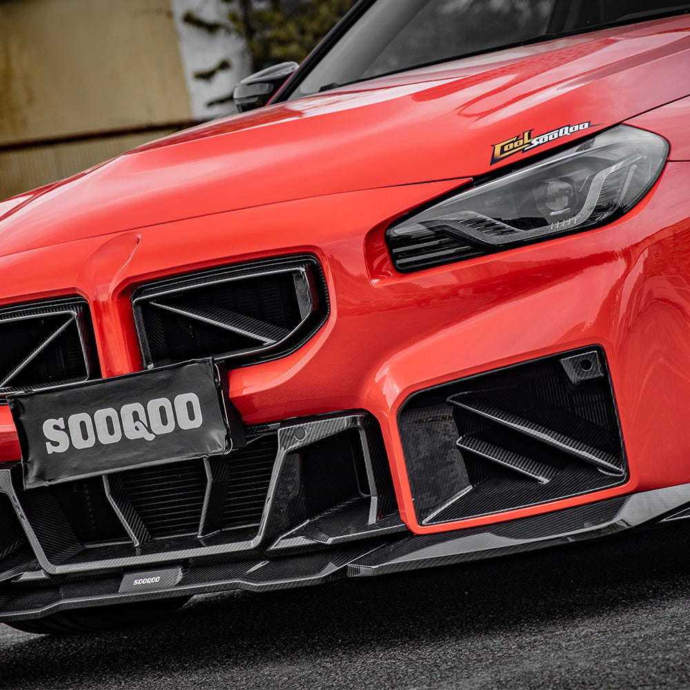 SOOQOO BMW M2 G87 Carbon Fiber SQ-B Front Lip