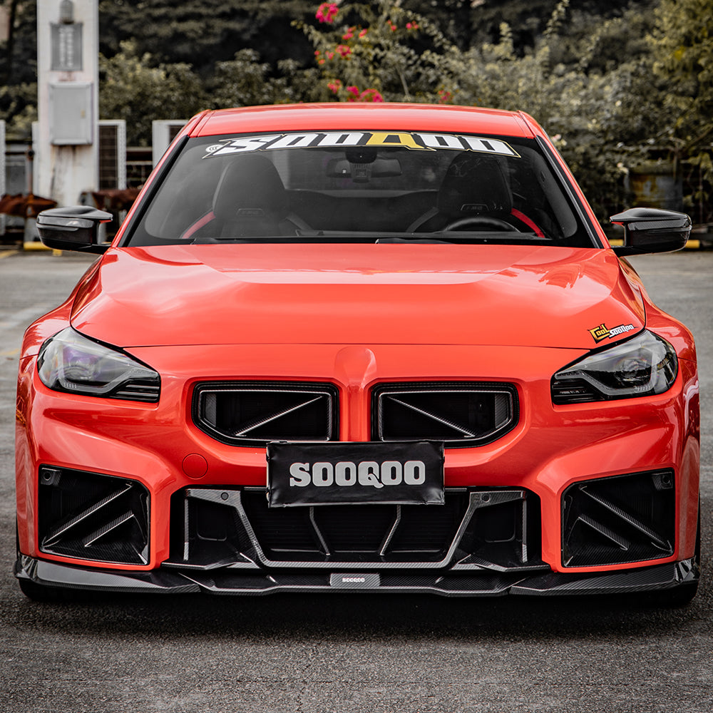 SOOQOO BMW M2 G87 Carbon Fiber SQ-B Front Lip