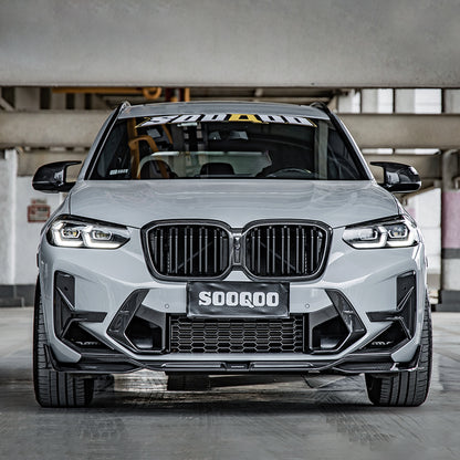 SOOQOO BMW X3M F97 X4M F98 LCI Carbon Fiber Front Duct