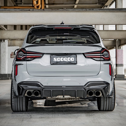 SOOQOO BMW X3M F97 Carbon Fiber Rear Diffuser