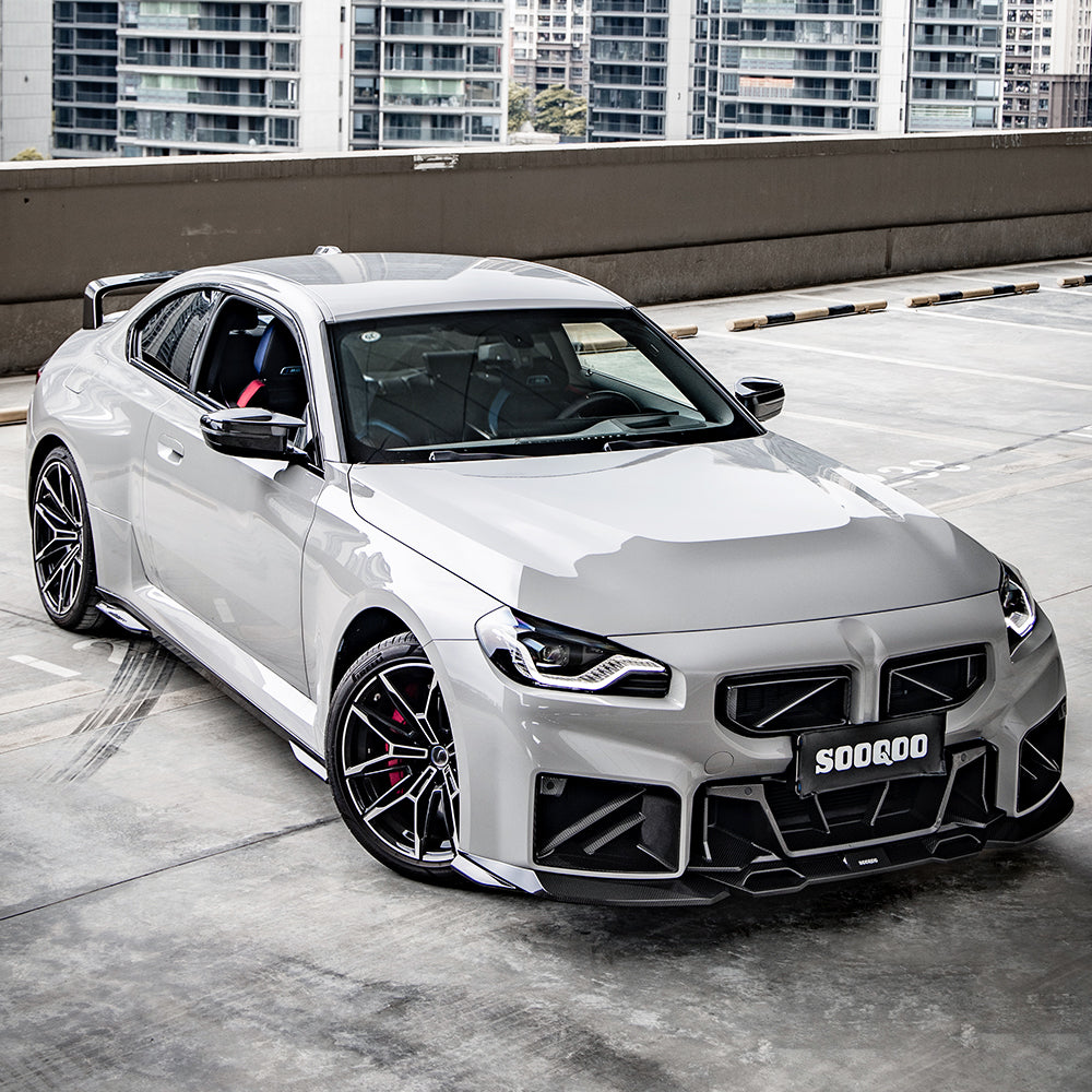 SOOQOO BMW M2 G87 Carbon Fiber SQ-A Front Lip