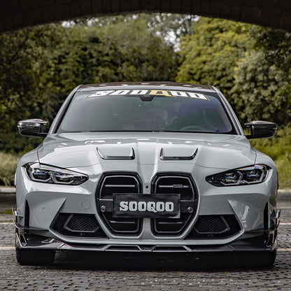 SOOQOO BMW M3 G80 M4 G82 Carbon Fiber Front Lip