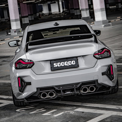 SOOQOO BMW M2 G87 Carbon Fiber Diffuser