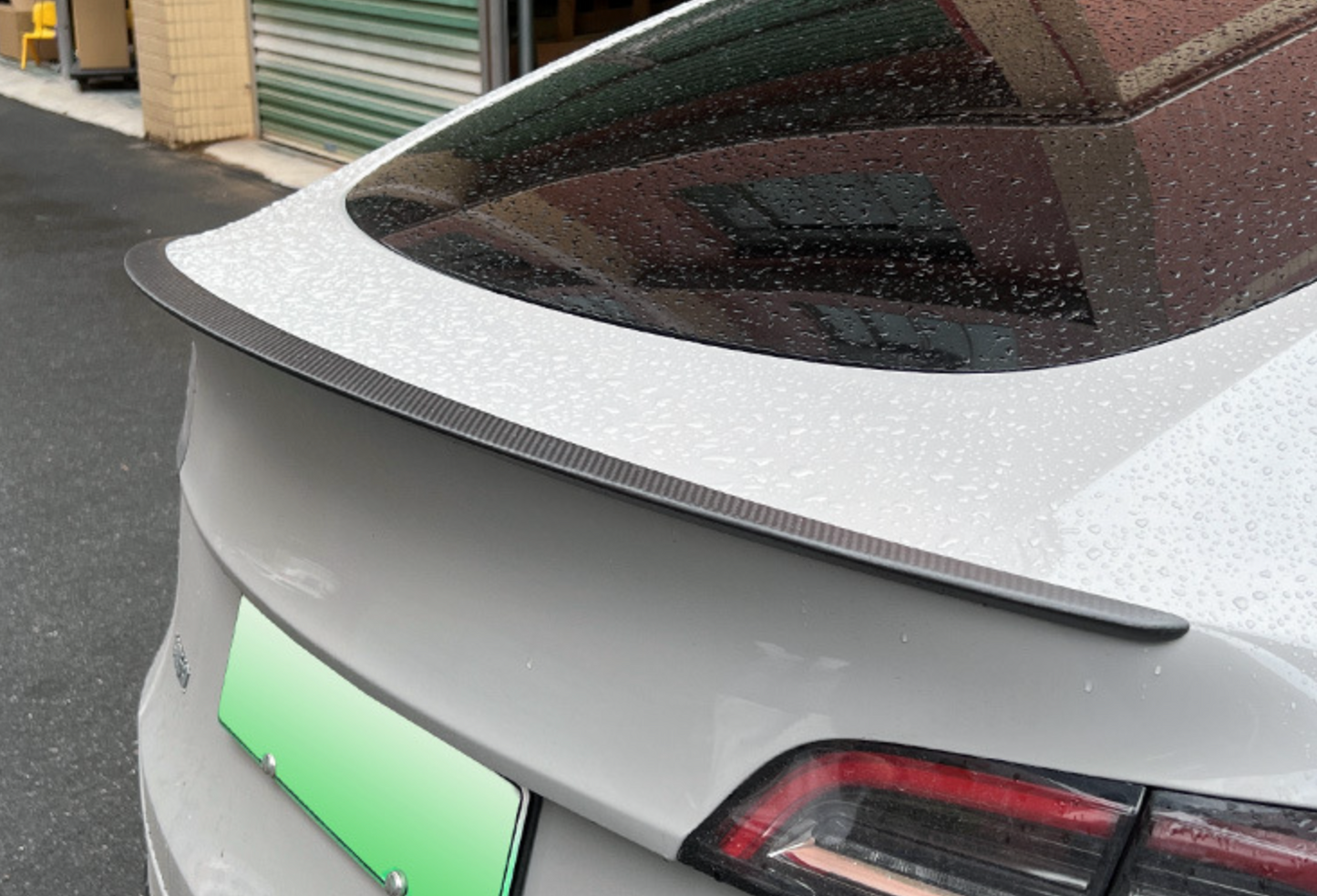 Tesla Model 3 Performance-Inspired Carbon Fiber Rear Trunk Spoiler