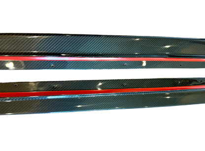 BMW G80/G82/G83 M3/M4 Dry Carbon Fiber MHC Style Side Skirts Extension