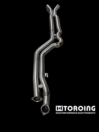 Toroing BMW G8X M2/M3/M4 GT4 Style High-Flow Equal-Length Midpipe – S58 Track Edition